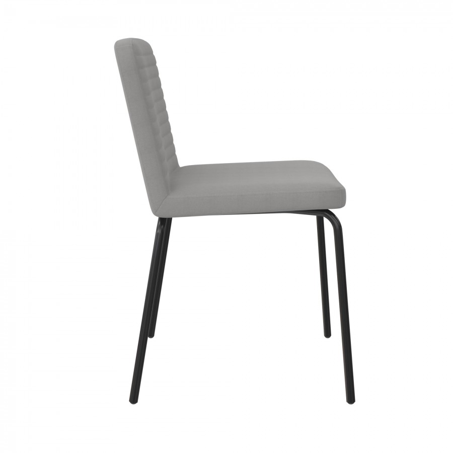 Corey Grey Linen Chair